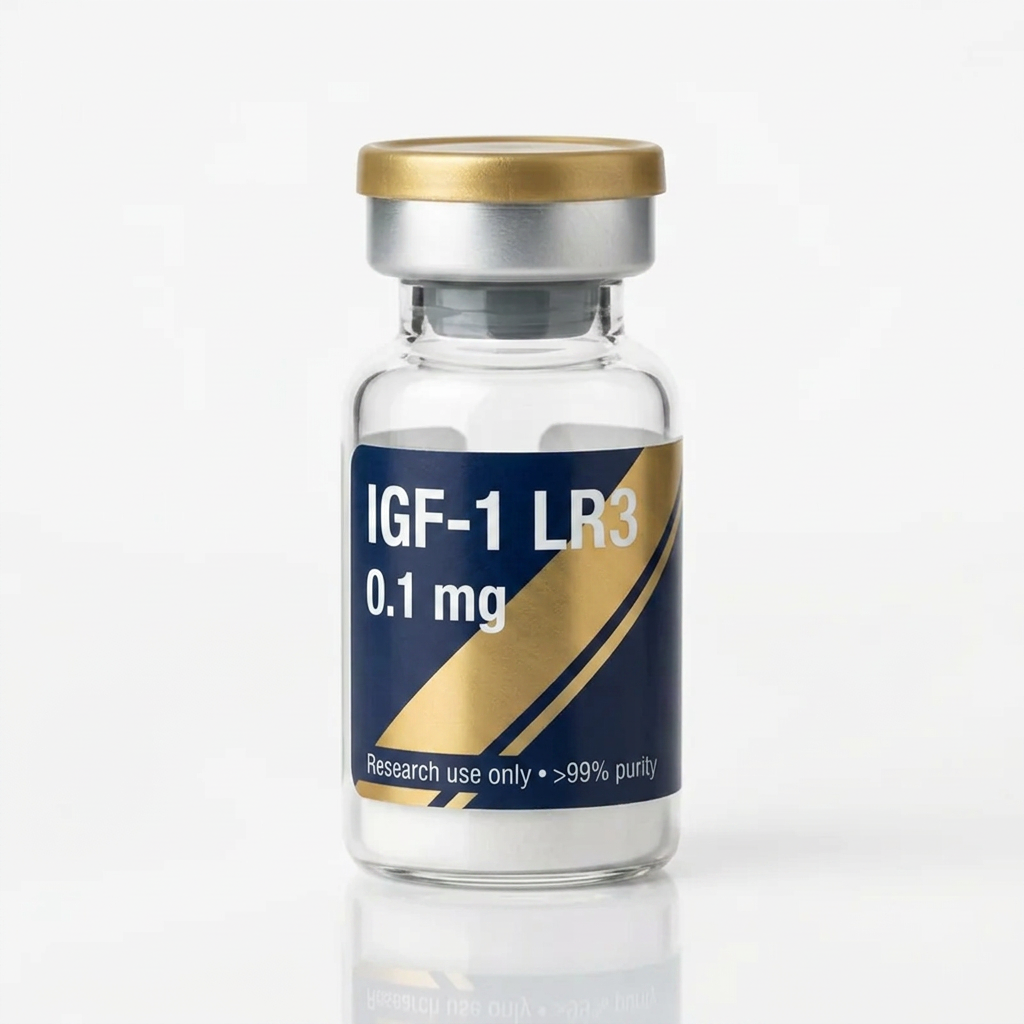 Vial de IGF-1LR3 para investigación de laboratorio