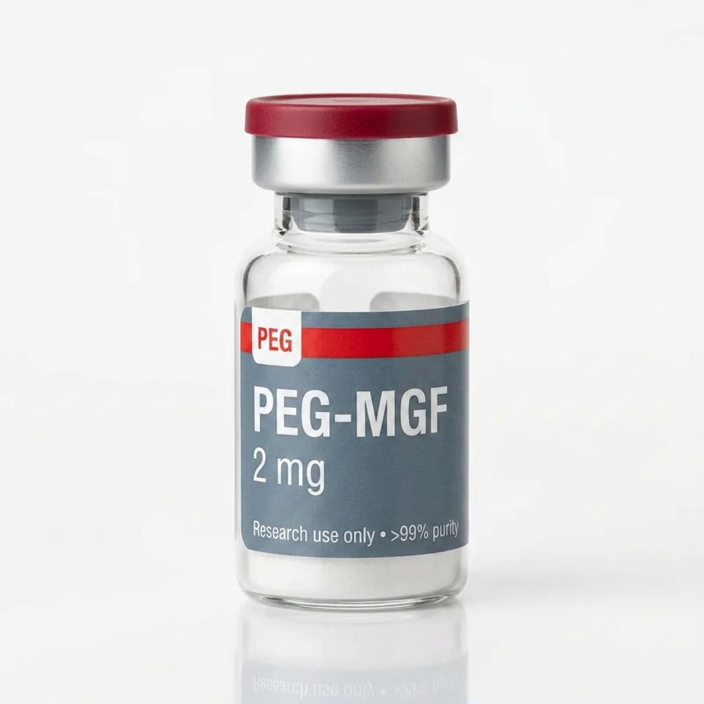 Vial de PEG MGF para investigación de laboratorio